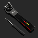 Audi RS Sline Car Logo Suede Keychain Keyring Pendant