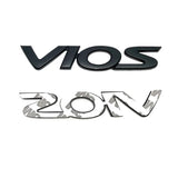 Car Rear Tail Trunk Emblem Sticker for Toyota VIOS Letter Decal Modified Badge Exterior Decoration Atuo Accessories