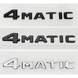 Mercedes Benz 2017-2023 4MATIC Logo Car Rear Sticker