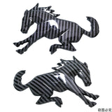 2pcs Ford Bronco Horse Logo ABS Car Body Side Sticker Emblem Badge Decal