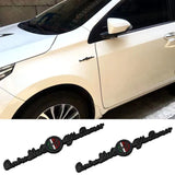 2pcs Alfa Romeo Metal Car Body Sticker Emblem Badge Decal