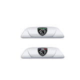 Peugeot Lion Head Logo Metal Car Steering Wheel Sticker Emblem