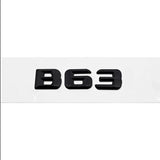 Mercedes Benz B35 B45 B63 B180 B200 B220 B250 B260 B300 ABS Car Rear Stickers Decal