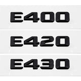 Mercedes Benz E300 E320 E350 E400 E420 E430 E500 E550 Car Rear Stickers Enblem Badge