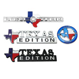Jeep Texas Edition Lone Star Metal/ABS Car Front Grille Emblem Badge Auto Body Fender Side Sticker