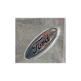 58x22mm Ford Aluminum Alloy Car Steering Wheel Cover Sticker Decal