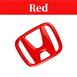 Car Front Grille Rear Trunk Emblem Badge Steering Wheel Sticker for Honda