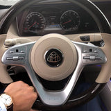 52mm 59mm 73mm Mercedes Benz Maybach Aluminium Alloy Car Steering Wheel Sticker Emblem Badge