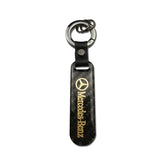 Mercedes Benz AMG Carbon Fiber Car Logo Keychain Keyring
