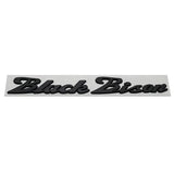 Mercedes Benz Black Bison Logo Metal Car Rear Sticker