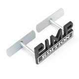 Jeep PIMP Edition Metal Car Front Grille Emblem Badge Auto Rear Sticker Decal