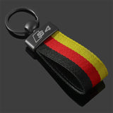 Audi S3 S4 S5 S6 S7 S8 RS3 RS4 RS5 RS6 RS7 RS8 Car Logo Nylon Webbing Keychain Pendant