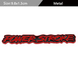 Ford Power Stroke Diesel V8 Metal Car Rear Sticker Auto Body Emblem Badge Decal