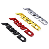 Metal Car Body Side Emblem Badge AWD Logo Sticker for Honda Civic Fit Accord Odyssey Jazz CRV Crosstour City Jade HRV Pilot CRZ