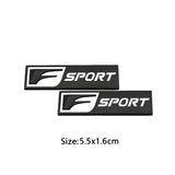 3D Metal Car F Sport Logo Emblem Badge Body Side Sticker for LEXUS