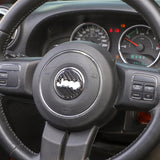 Jeep Grand Cherokee 2011-2020 2012 2013 2015 2016 Carbon Fiber Car Trim Steering Wheel Center Sticker