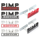 Jeep PIMP Edition Metal Car Front Grille Emblem Badge Auto Rear Sticker Decal