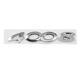 Peugeot 206 207 208 301 307 308 2008 3008 4008 5008 ABS Car Rear Sticker Trunk Letter Emblem Badge Decal