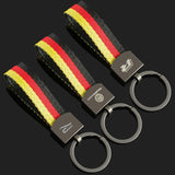 Volkswagen VW R Nylon Webbing Car Keychain Pendant Key Chain Holder