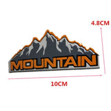Jeep Mountain Metal Car Rear Sticker Auto Trunk Emblem Badge Decal
