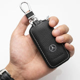 Mercedes Benz Cowhide Car Key Case Key Cover Organizer