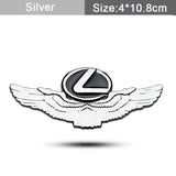 Lexus Metal Wings Car Rear Sticker Auto Window Emblem Badge Decal