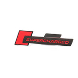 Audi Supercharged Metal Car Front Grille Emblem Badge Sticker