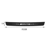 Mercedes Benz AMG Carbon Fiber Car Door Threshold Scratch Proof Sticker Decal