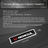 2pcs/set Honda Mugen Logo Metal Car Side Sticker Auto Emblem Badge