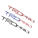 68x6.5cm for Tundra TACOMA TRD PRO Badge Side Body Label Pickup Truck Groove Stickers ABS Plastic Modified Decals Styling