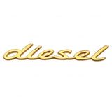 Jeep Diesel Metal Car Body Side Sticker Rear Emblem Badge