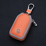 Mercedes Benz Cowhide Car Key Wallet Car Key Bag Cover Case
