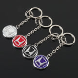 Honda Diamond Metal Car Key Rings Keychain Pendant