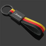 Audi RS3 RS4 RS5 RS6 RS7 RS8 Car Logo Metal Key Chain Key Holder