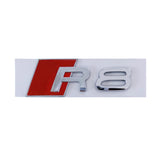 Audi R8 Logo ABS Car Rear Sticker Trunk Emblem Badge Decal