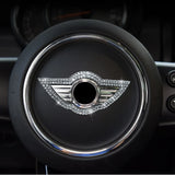 MINI Cooper Diamond Car Steering Wheel Outer Ring Sticker Decal