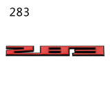 Chevrolet Letter 262 265 267 283 Metal Car Rear Sticker Decal Trunk Emblem Badge