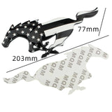 20.3x7.7cm Ford Mustang Logo Metal Car Rear Sticker Decal Auto Grille Emblem Badge