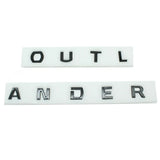 Mitsubishi OUTLANDER ABS Car Front Hood Emblem Badge Sticker Decal