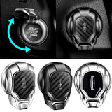 Lincoln Iron Man Metal Car Engine One-click Start Stop Button Cover