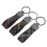 Volkswagen VW JETTA Logo Oxford Webbing Car Keychain Pendant Key Chain Holder