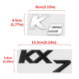 KIA K2 K3 K4 K5 KX7 Metal Car Rear Sticker Trunk Emblem Badge Decal
