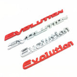 Mitsubishi EVOLUTION ABS Letter Car Rear Sticker Emblem Badge