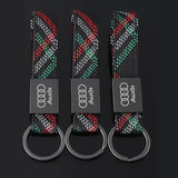 Audi Car Logo Keychain Pendant Key Chain Holder