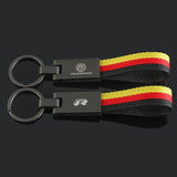 For Volkswagen VW Passat B5 B6 Bora Santana GTI Jetta Tiguan POLO Keychain Pendant Car Logo Keyring Auto Key Chain Key Holder Decoration