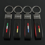 Mercedes Benz W220 Logo Suede Car Keychain Pendant