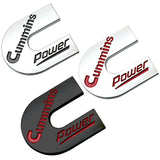 Dodge CUMMINS Power Metal Car Rear Sticker Auto Emblem Badge Decal