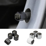 4pcs/set Mercedes Benz Brabus Car Air Valve Stem Cap Auto Tyre Valve Covers