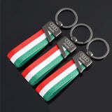 Audi Car Logo Nylon Webbing Key Chain Keyring