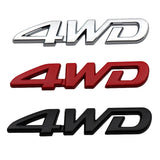 Car Styling Trunk Fender Side Badge Body Tailgate Sticker for Toyota 4WD Aygo CHR Auris Auto Emblem Decal Exterior Accessories